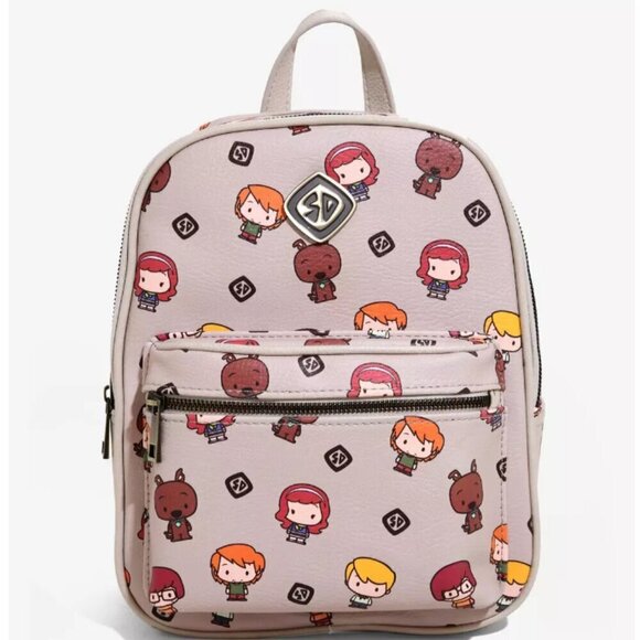 Scooby-Doo Chibi Funko All Over Print Mini Backpack BioWorld Velma Shaggy - Picture 1 of 10